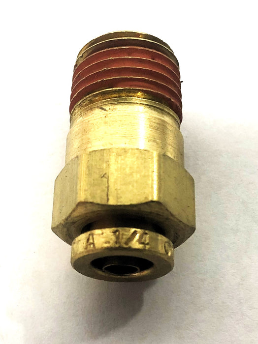 Alkon DOT A Brass Fitting 1/4 Inch OD [Lot of 6] NOS