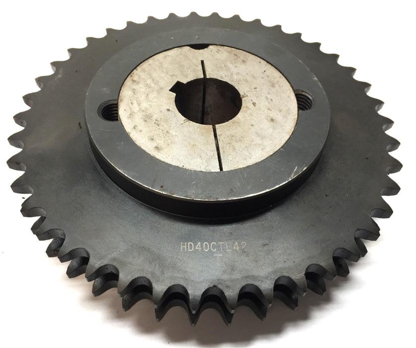 Tsubaki Double-Strand Roller Sprocket HD40CTL42 NOS