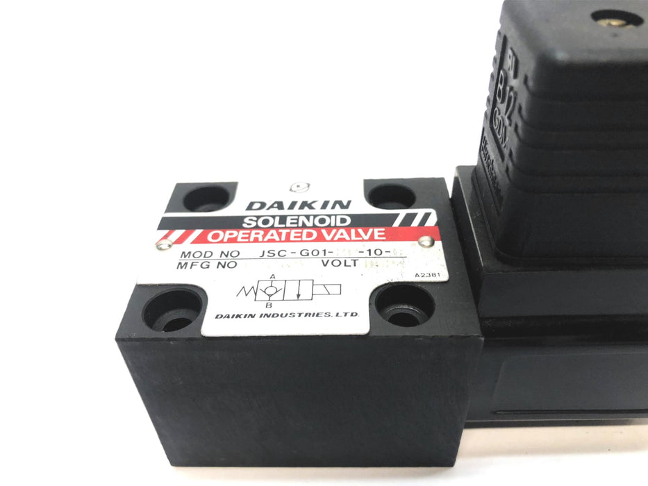 Daikin Solenoid Operated Valve (No Screws) JSC-G01-2P-10-C NOS