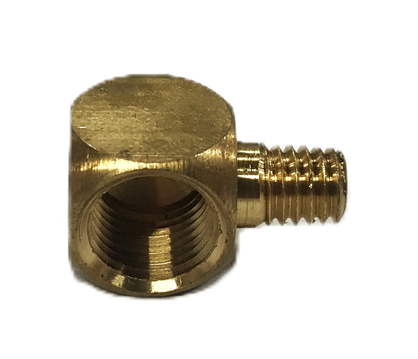 Bijur Brass M6X1 90 degree Elbow B8516-1 [Lot of 6] NOS