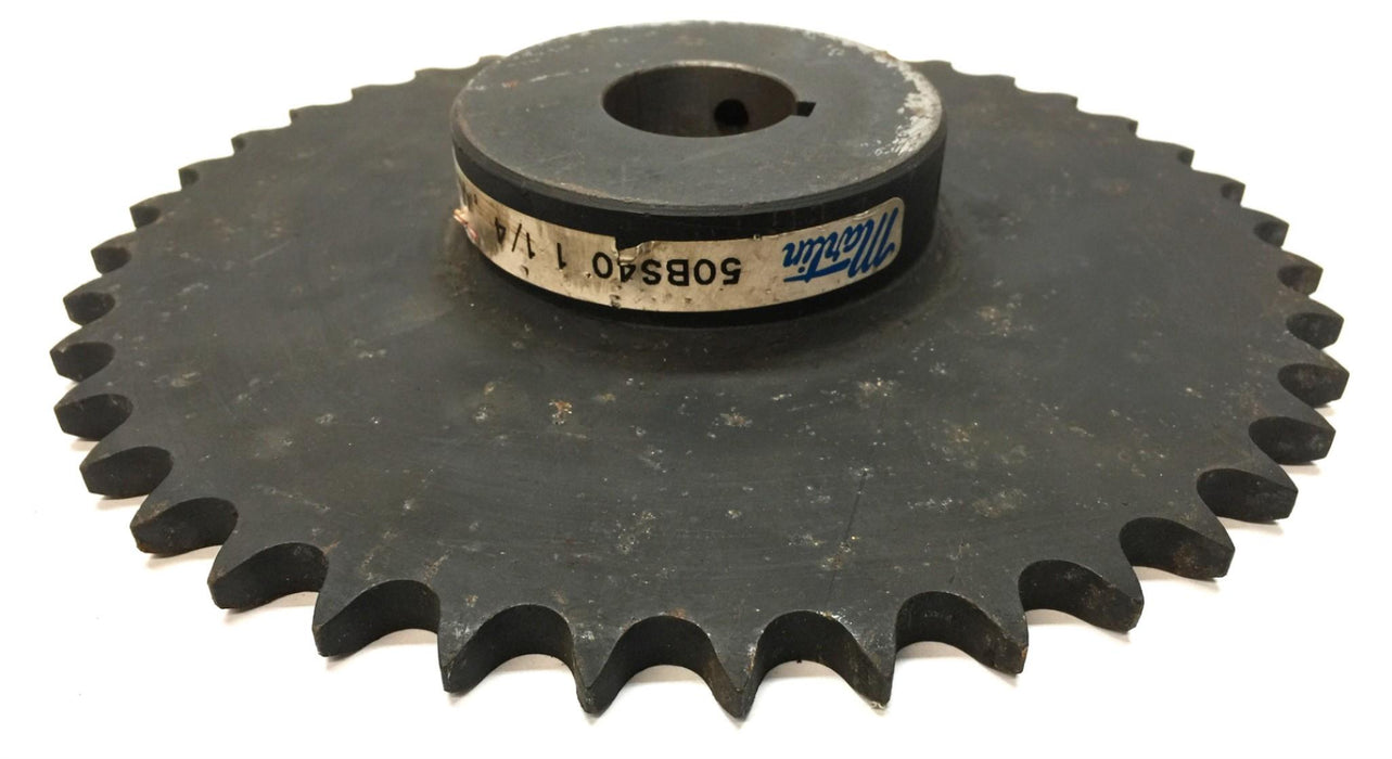 Martin Roller Sprocket 50BS40 1-1/4" Bore NOS