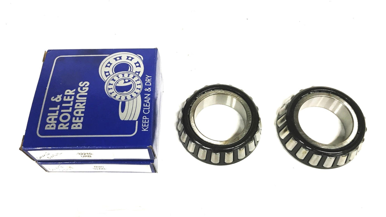 URB Tapered Roller Bearing Cone 32210 [Lot of 2] NOS