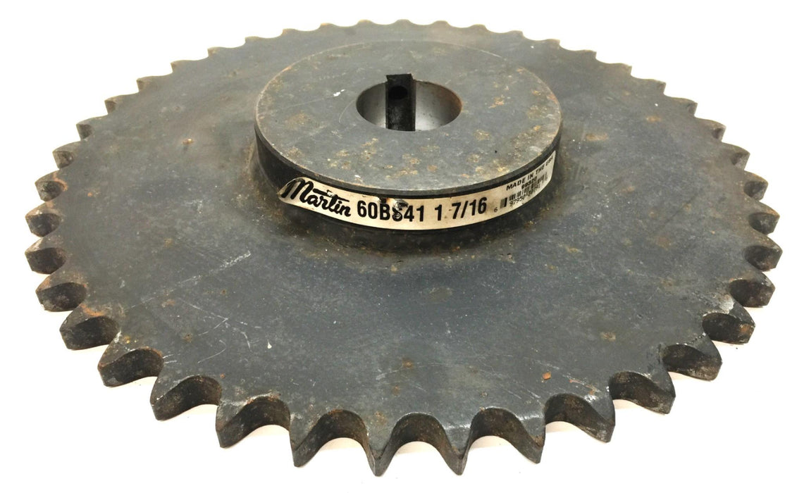 Martin Roller Sprocket 60BS41 1-7/16" Bore NOS