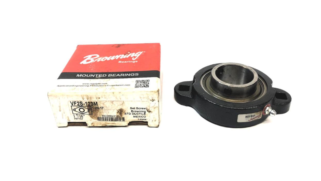 Browning 1-7/16" Mounted Ball Bearing VF2S-123M NOS