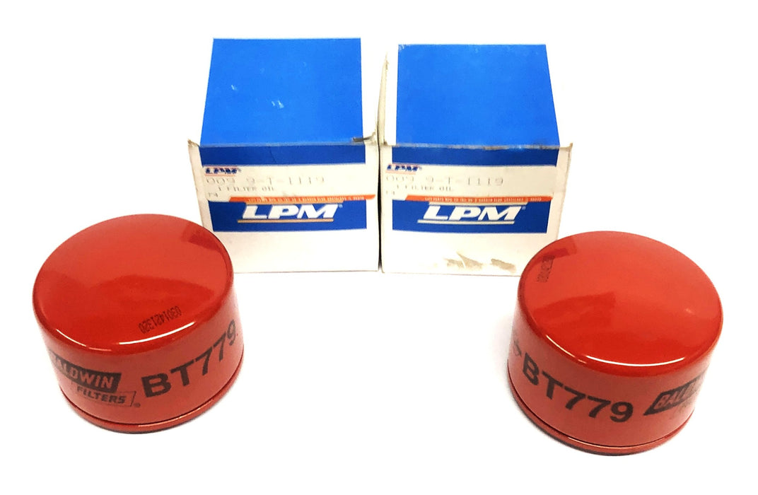LPM/Baldwin Filter 9-T-1119/BT779 [Lot of 2] NOS