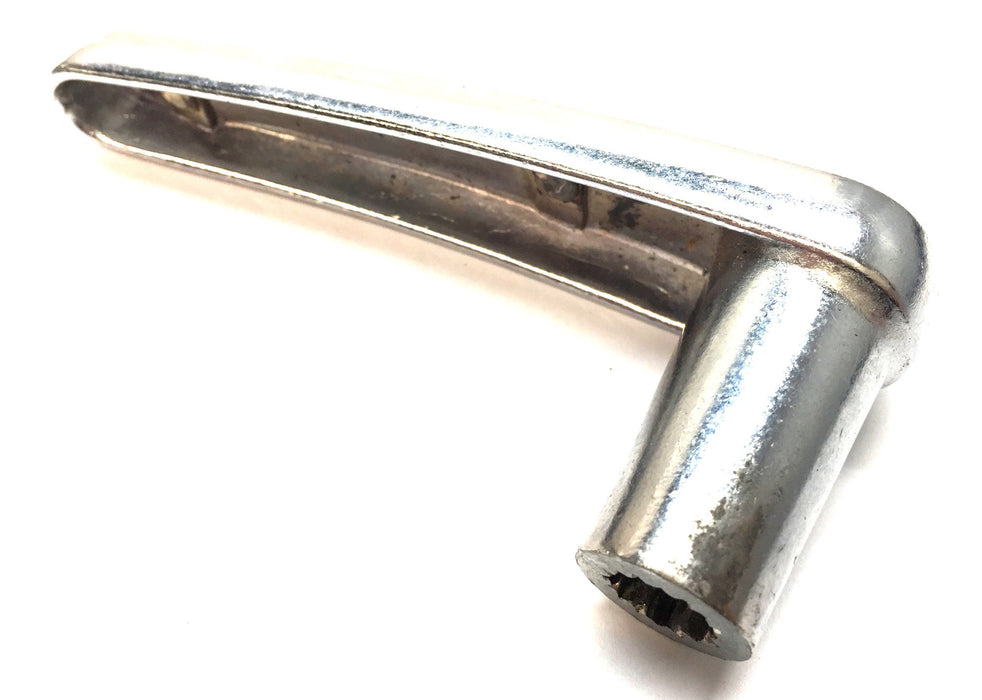 Unbranded 4-1/4" Chrome Twist Handle Bore 9.75mm with Set Screw 25-130 NOS