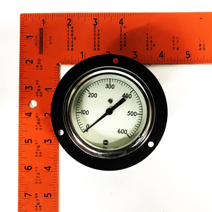 Ametek 2-1/2 inch Face 0-600 PSI Pressure Gauge P845FF-76008 [Lot of 2] NOS