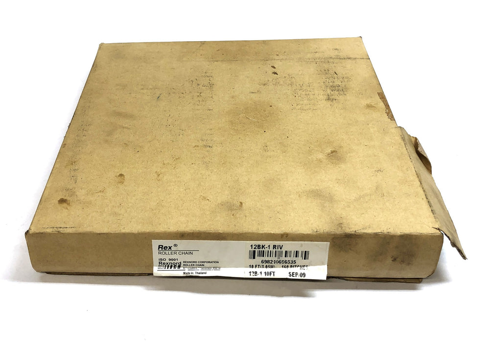 Rexnord 10' 160 Pitches Roller Chain 12BK-1 RIV NOS