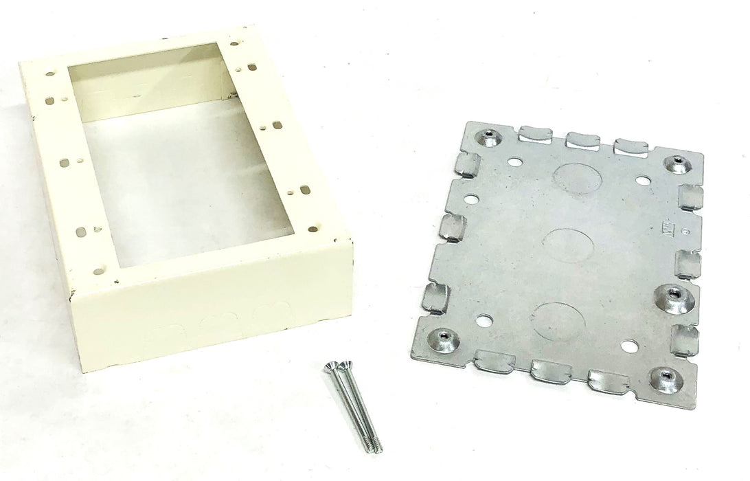 Legrand Wiremold Ivory Switch And Receptacle Box Missing Screws V5748-3 NOS