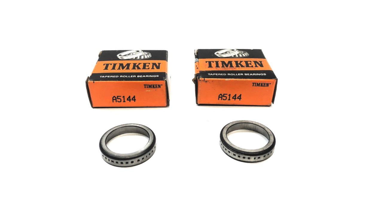 Timken Tapered Roller Bearing Cup A5144 [Lot of 2] NOS