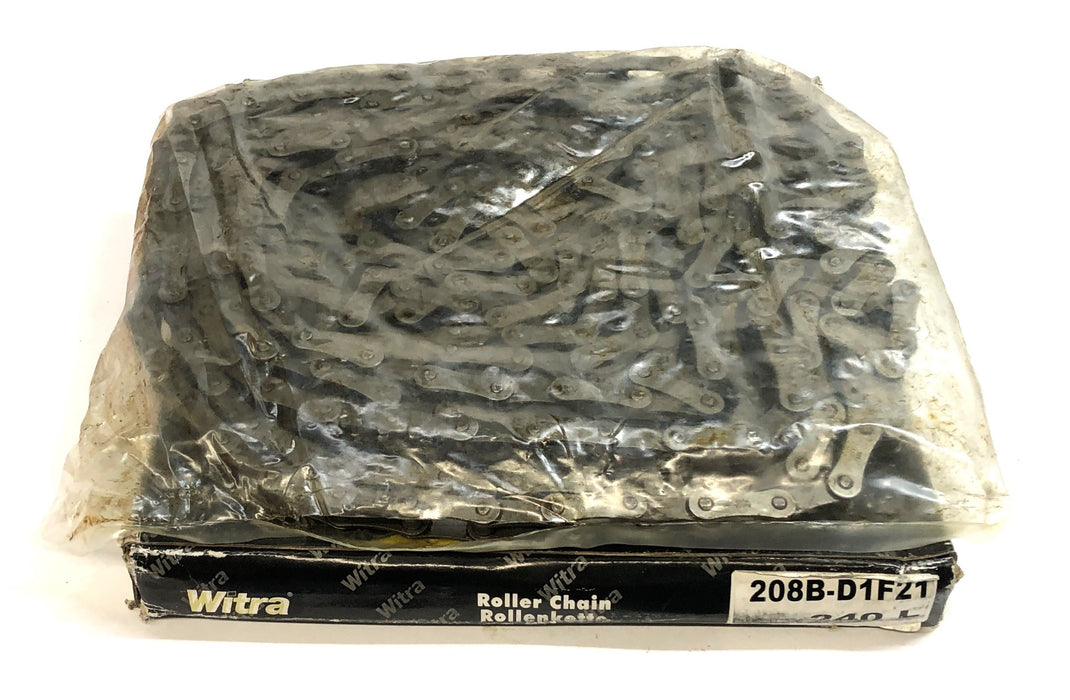 Witra 80-1 10' ISO 9001 Certified Roller Chain 208B-D1F21 240L NOS