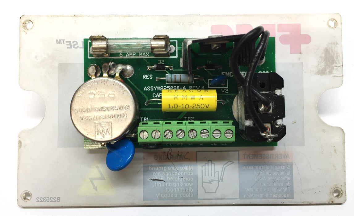 FMC Syntron PowerPulse Front Panel w/Board B225322 USED