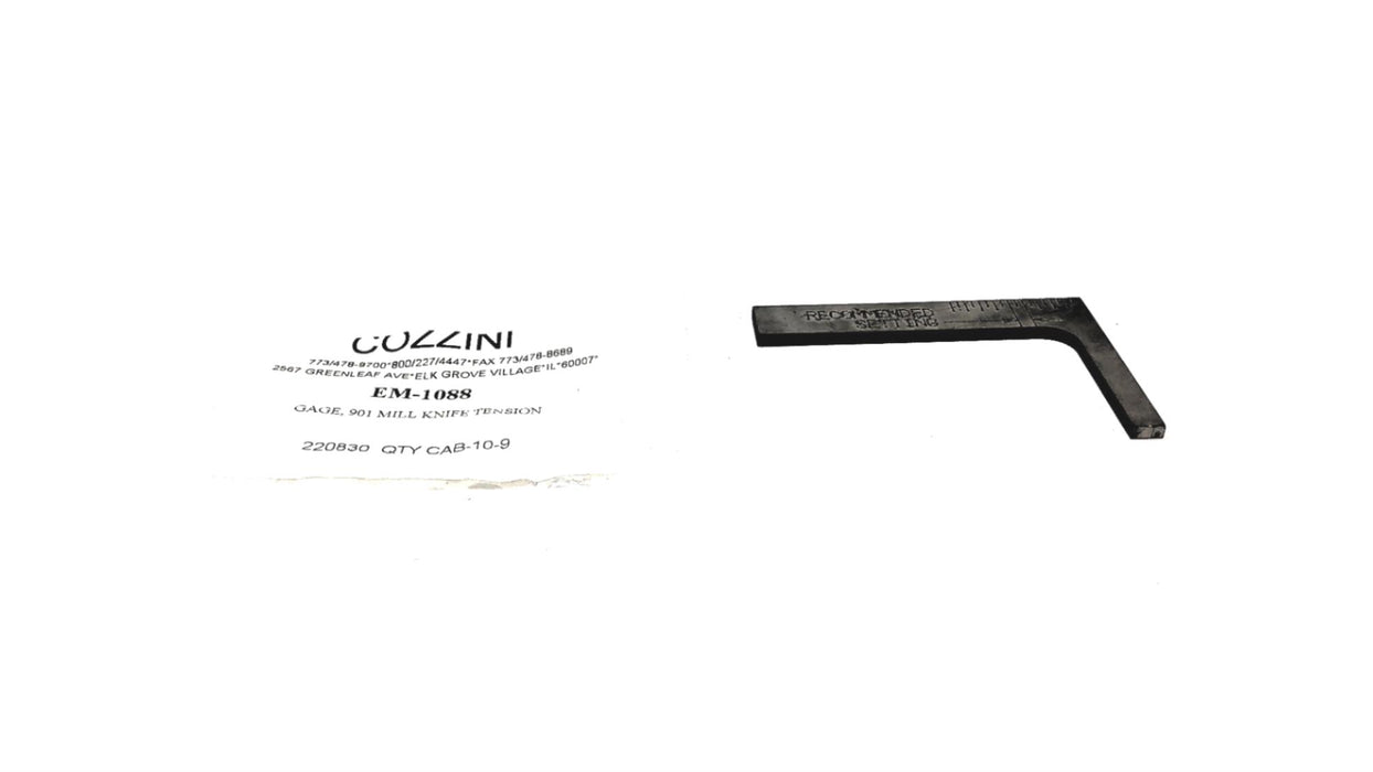 Cozzini Gage, 901 Mill Knife Tension EM-1088 NOS