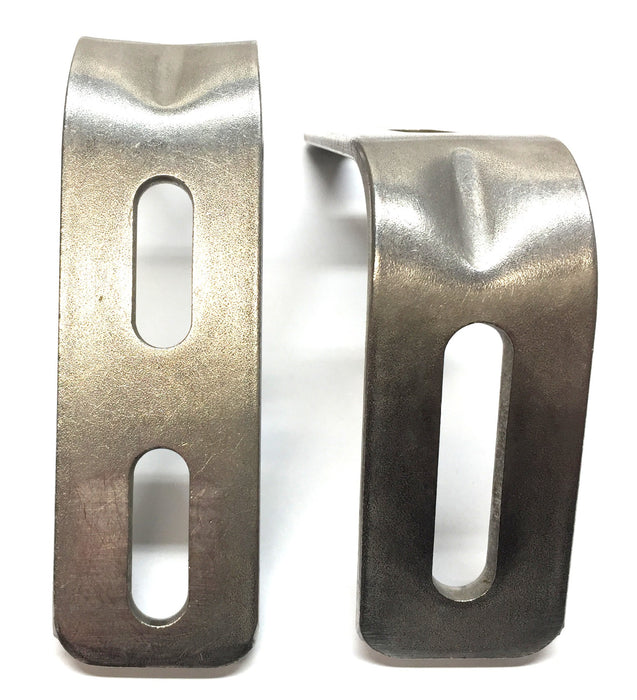 System Plast Gusseted S/S Metal "L" Bracket Set (2pcs) VG-205-C-316-S NOS