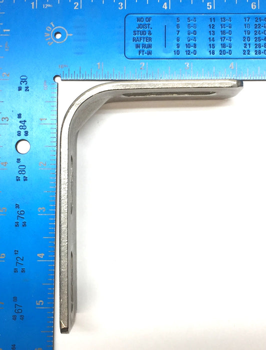 System Plast Gusseted S/S Metal "L" Bracket Set (2pcs) VG-205-C-316-S NOS