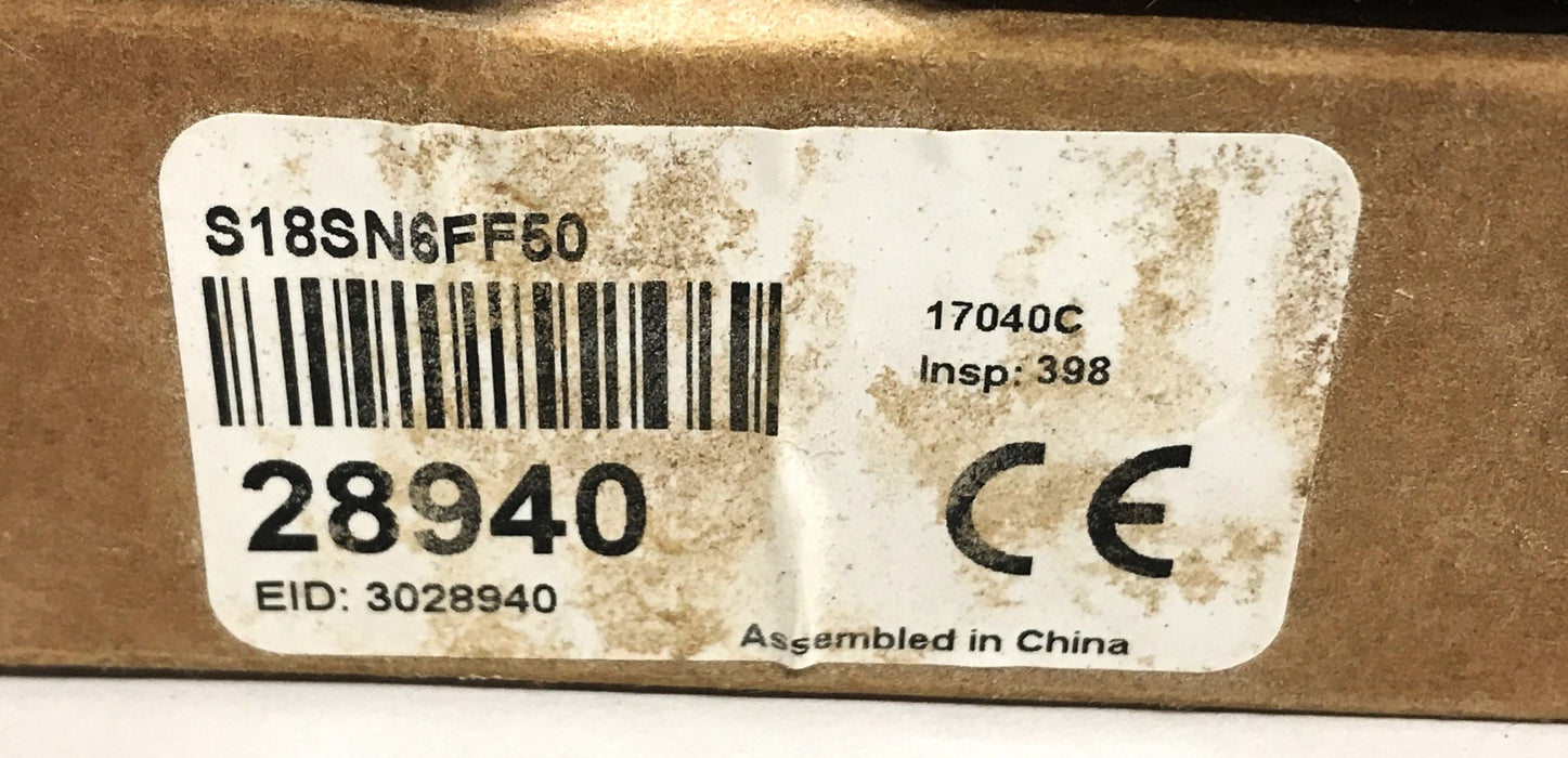 BANNER Photoelectric Switch Sensor 28940 NOS