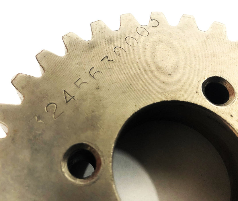 Unbranded 30 Tooth 3.76 Inch OD 1.26 Inch Bore Gear 3245630003 USED