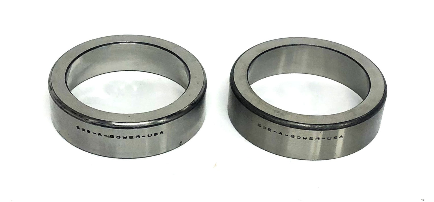Bower Tapered Roller Bearing Cup No Box 532-A [Lot of 2] NOS