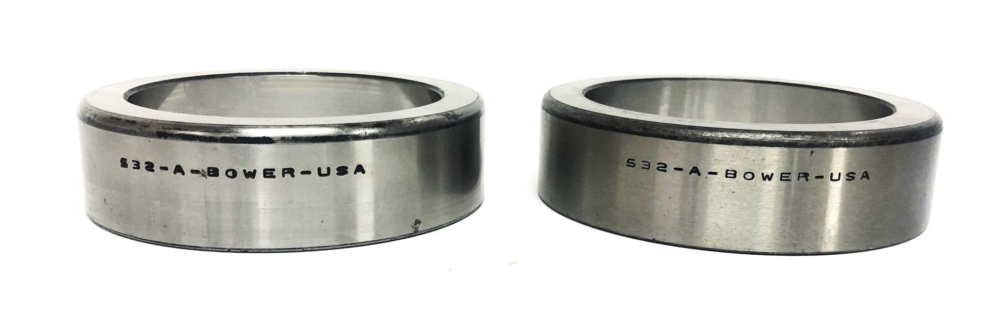 Bower Tapered Roller Bearing Cup No Box 532-A [Lot of 2] NOS