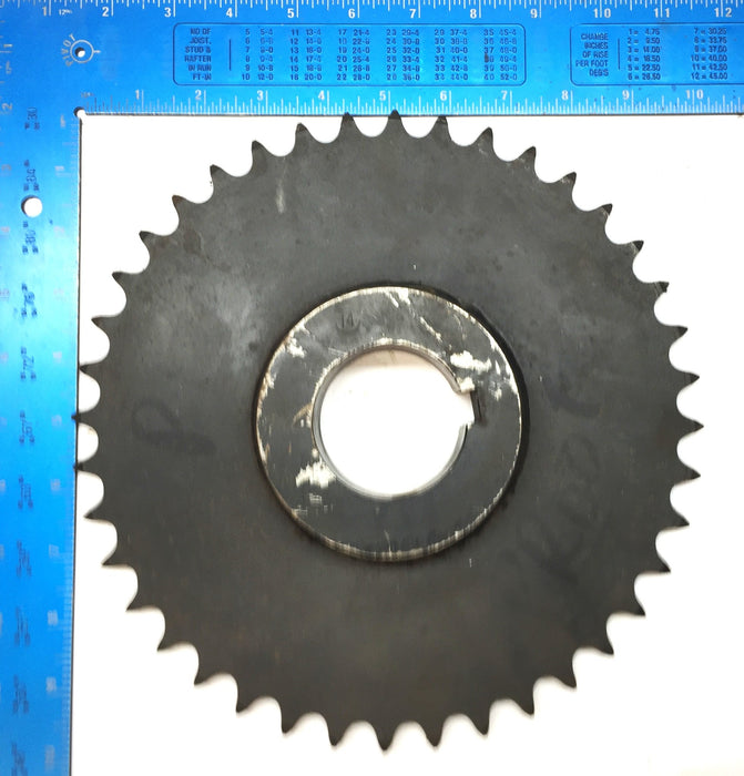 Tsubaki Roller Sprocket H60B40 2-1/4" Bore with Keyway NOS