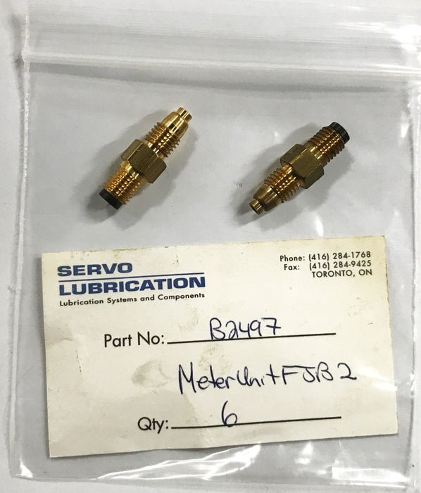Bijur FJB2 Metered Unit Compression Fitting B2497 [Lot of 2] NOS