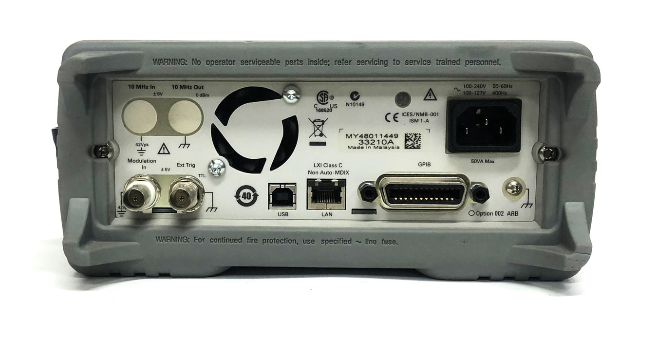 Agilent Function/Arbitrary Waveform Generator 10MHz 33210A USED