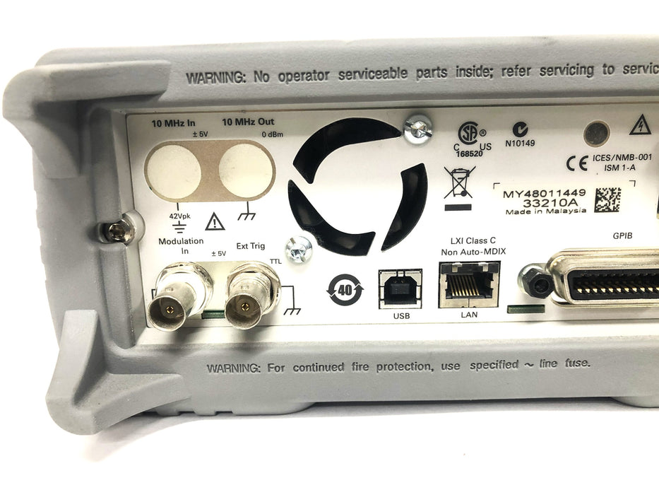 Agilent Function/Arbitrary Waveform Generator 10MHz 33210A USED