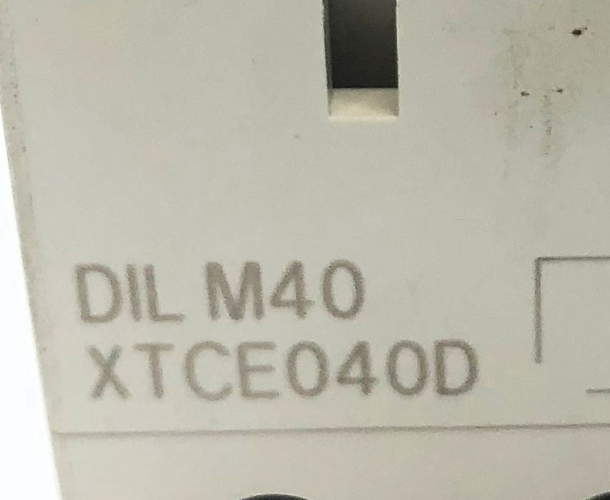 Eaton 3 Pole 250VDC Contactor XTCE040D (DILM40) USED