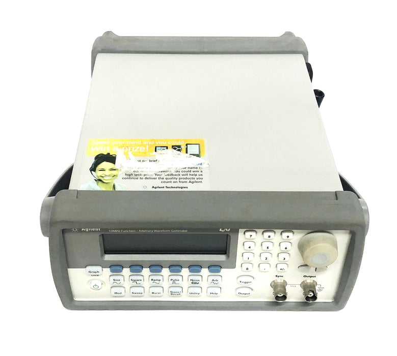 Agilent 10MHz Function/Arbitrary Waveform Generator Cracked Output 33210A USED