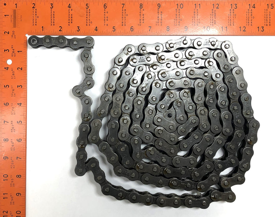 Rexnord 10' Roller Chain 12B-1 10 FT NOS