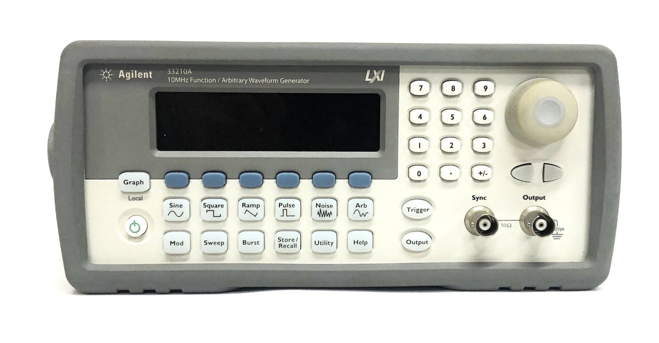 Agilent 10MHz Function/Arbitrary Waveform Generator Cracked Output 33210A USED