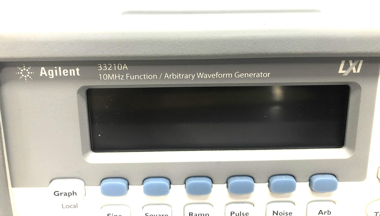 Agilent 10MHz Function/Arbitrary Waveform Generator Cracked Output 33210A USED