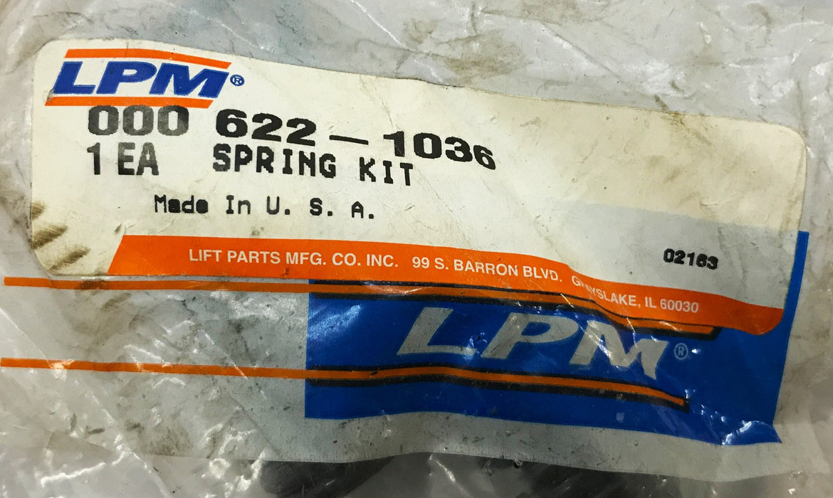 LPM Forklift Brake Spring Kit 622-1036 [Lot of 4] NOS