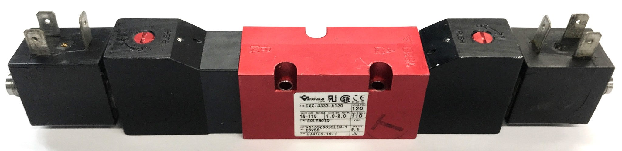 VERSA Pneumatic Directional Valve CXX-4333-A120 NOS