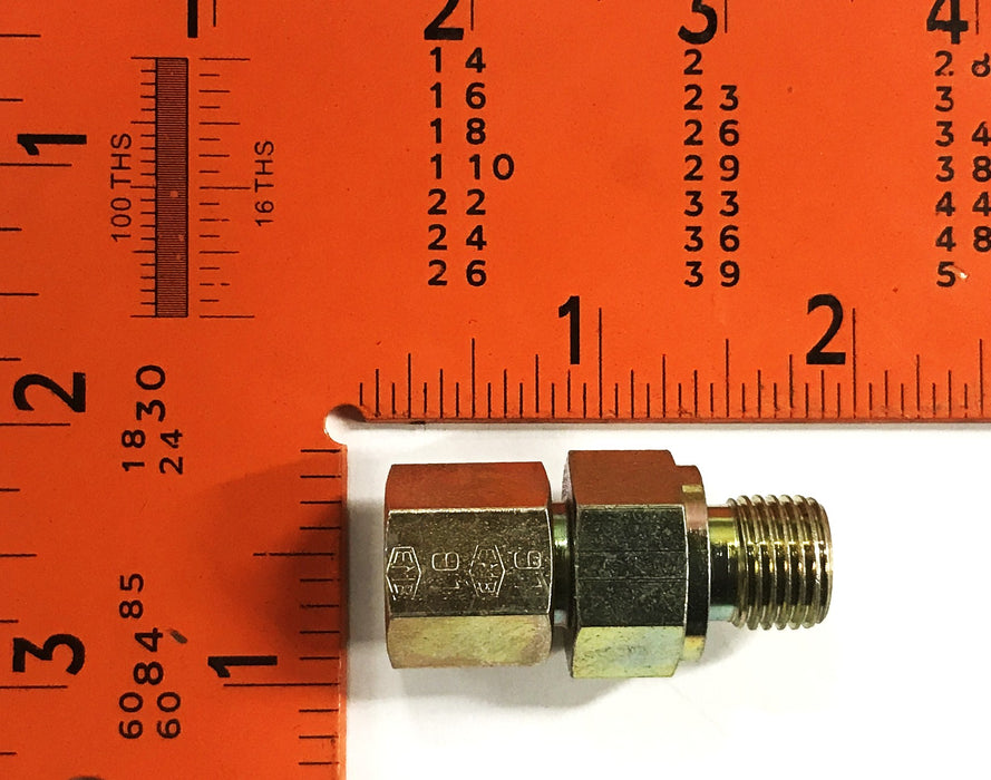 EMB Straight Compression Fitting EGE-LRED-08-1/4 [Lot of 2] NOS