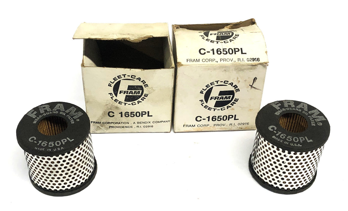 Fram Fleet Care Filter C-1650PL [Lot of 2] NOS