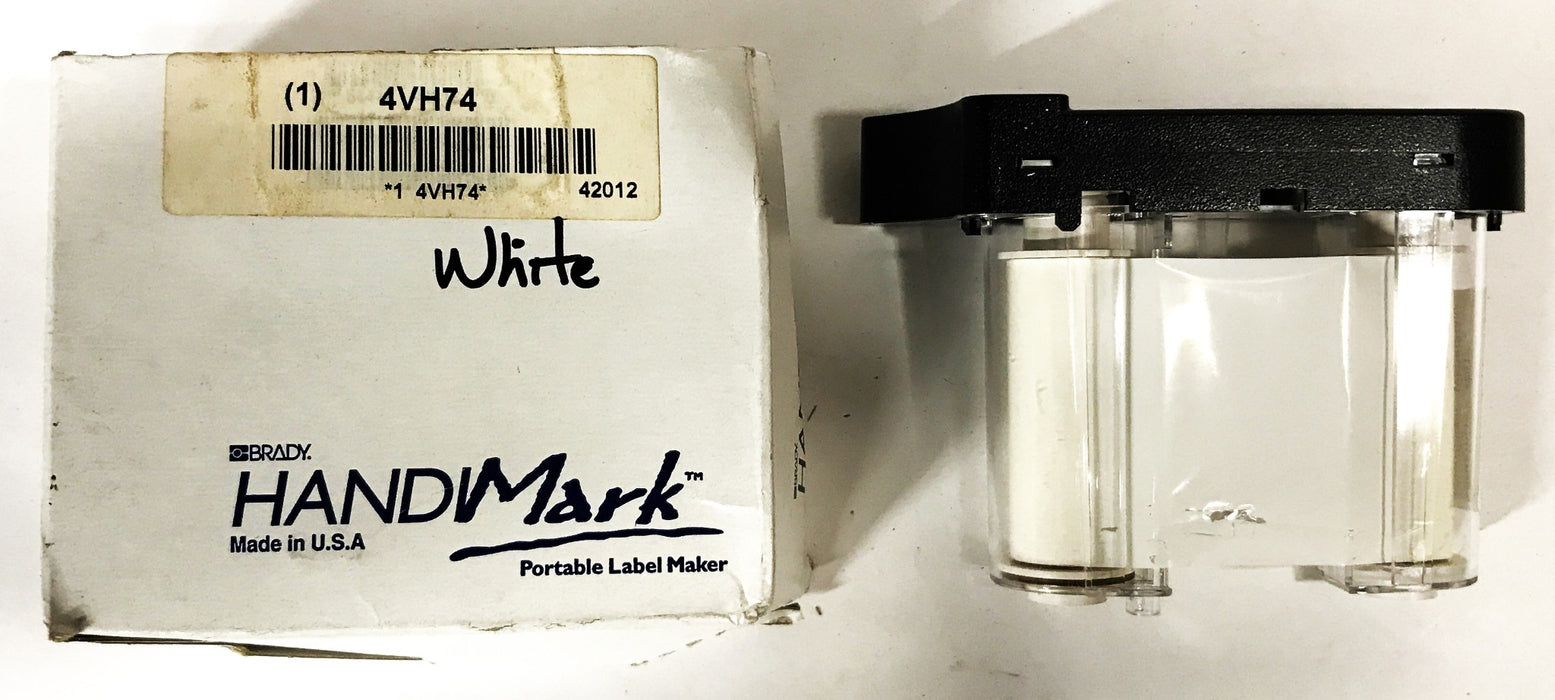 Brady Handmark Portable Label Maker Ribbon Cartridge White 42012 NOS