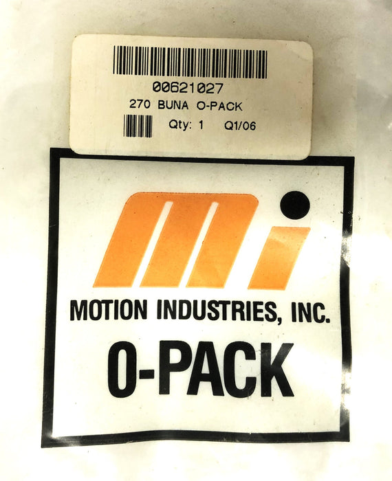 Motion Industries 270 Buna O-Ring 00621027 [Lot of 4] NOS