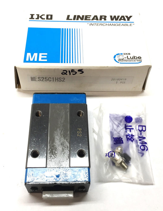 IKO Linear Guide Bearing Block MES25C1HS2 NOS