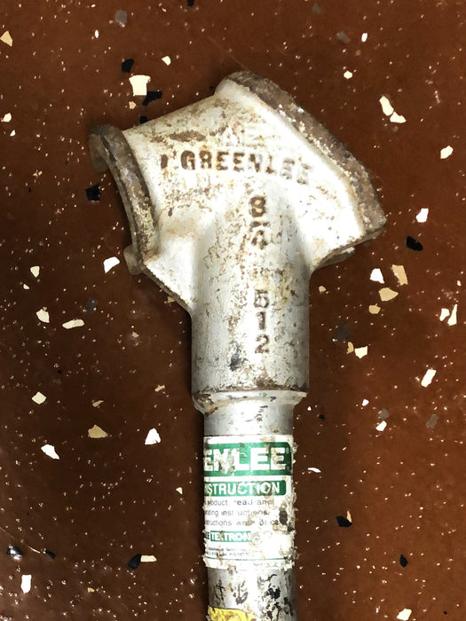 Greenlee Textron 3/4IN Conduit Hickey W/ 54IN Handle 512 USED LOCAL PICKUP ONLY