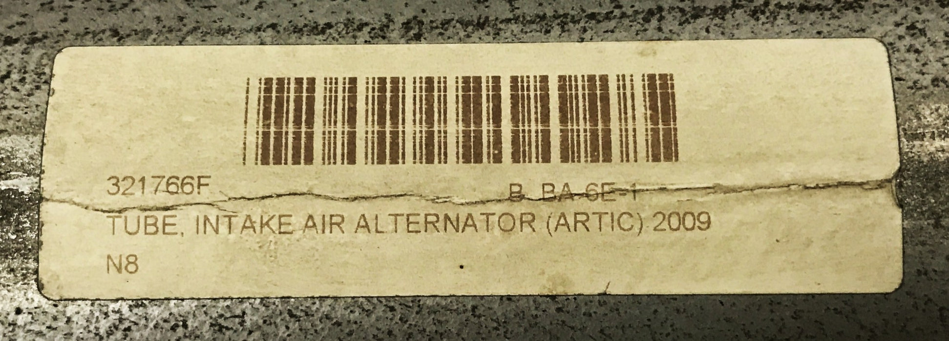 Unbranded 42 inch x 4 inch Intake Air Alternator Tube 321766F NOS