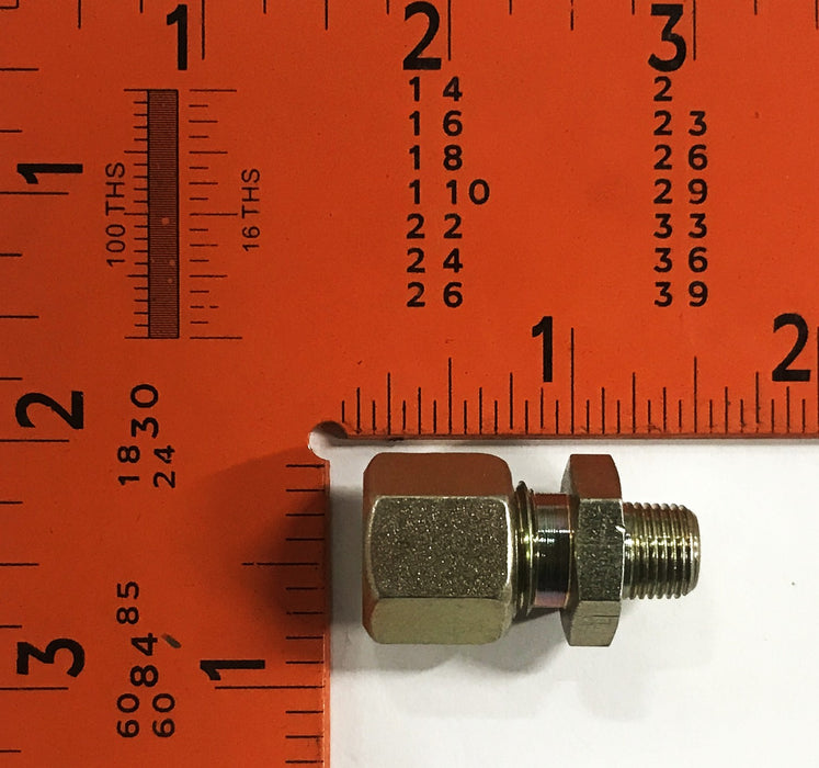EMB Straight Compression Fitting EG-LR-08-1/8 [Lot of 2] NOS
