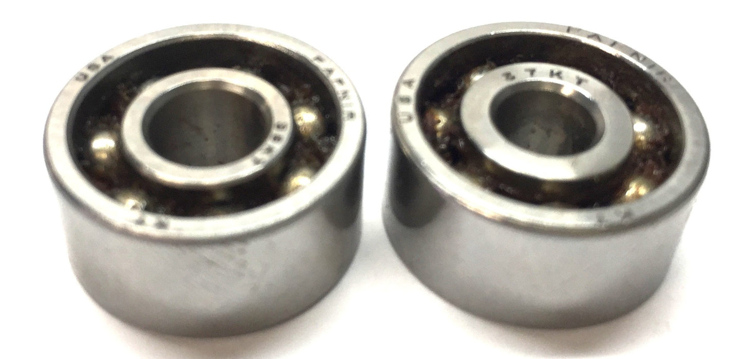 Fafnir Single-Side Sealed Ball Bearing 38KT [Lot of 2] (No Box) NOS