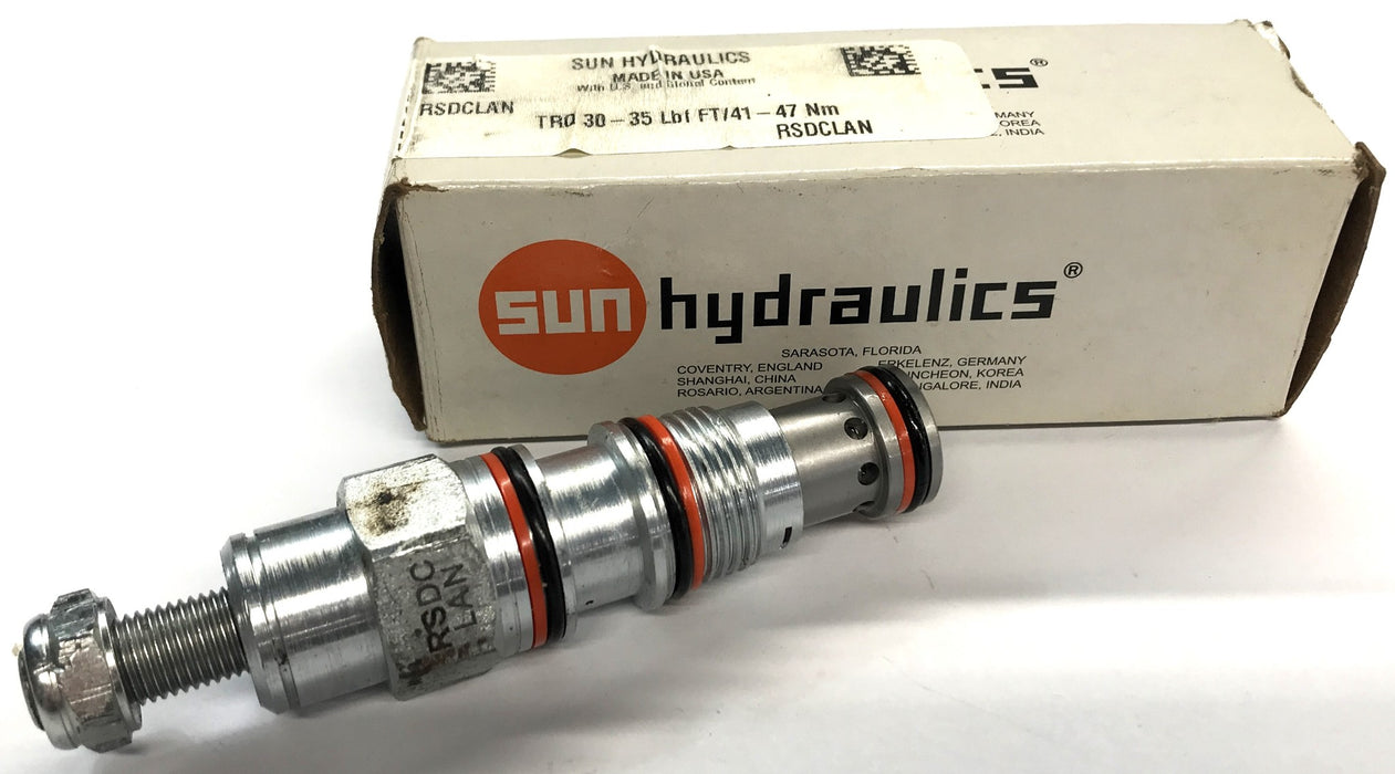SUN Hydraulic Relief Valve RSDC LAN NOS