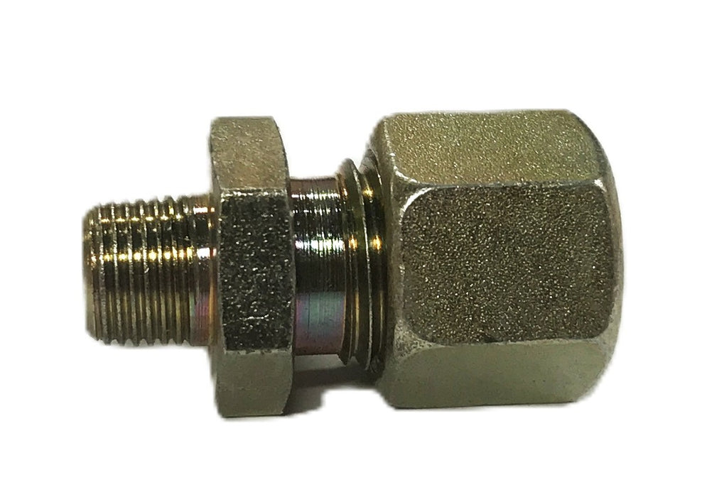 EMB Straight Compression Fitting EG-LR-08-1/8 [Lot of 2] NOS