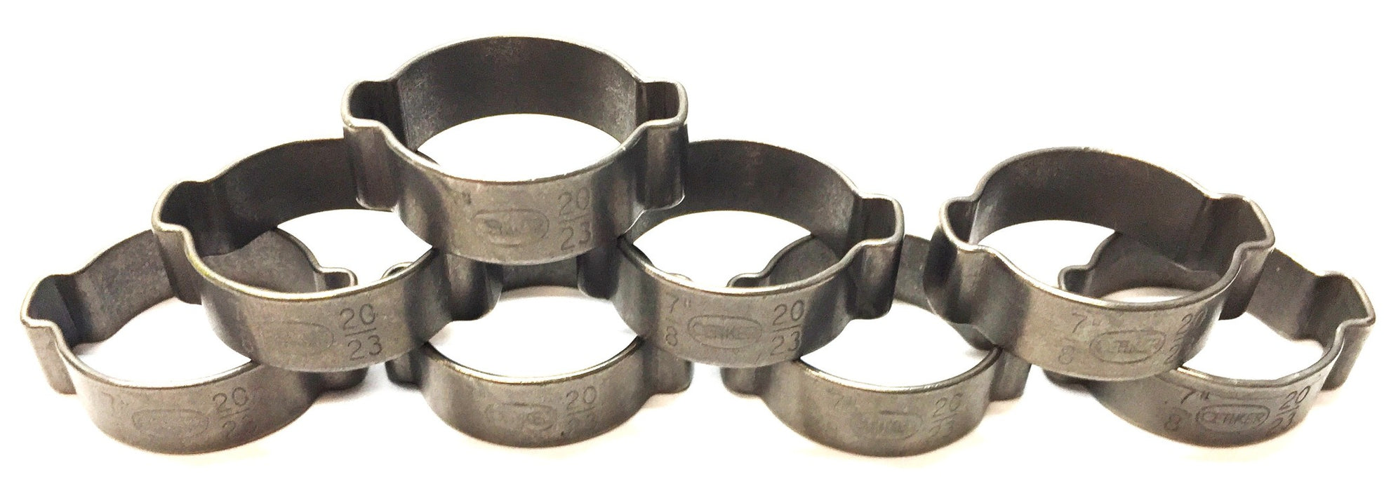 Oetiker 7/8" 2-Ear Hose Tubing Clamp 20/30 [Lot of 8] NOS