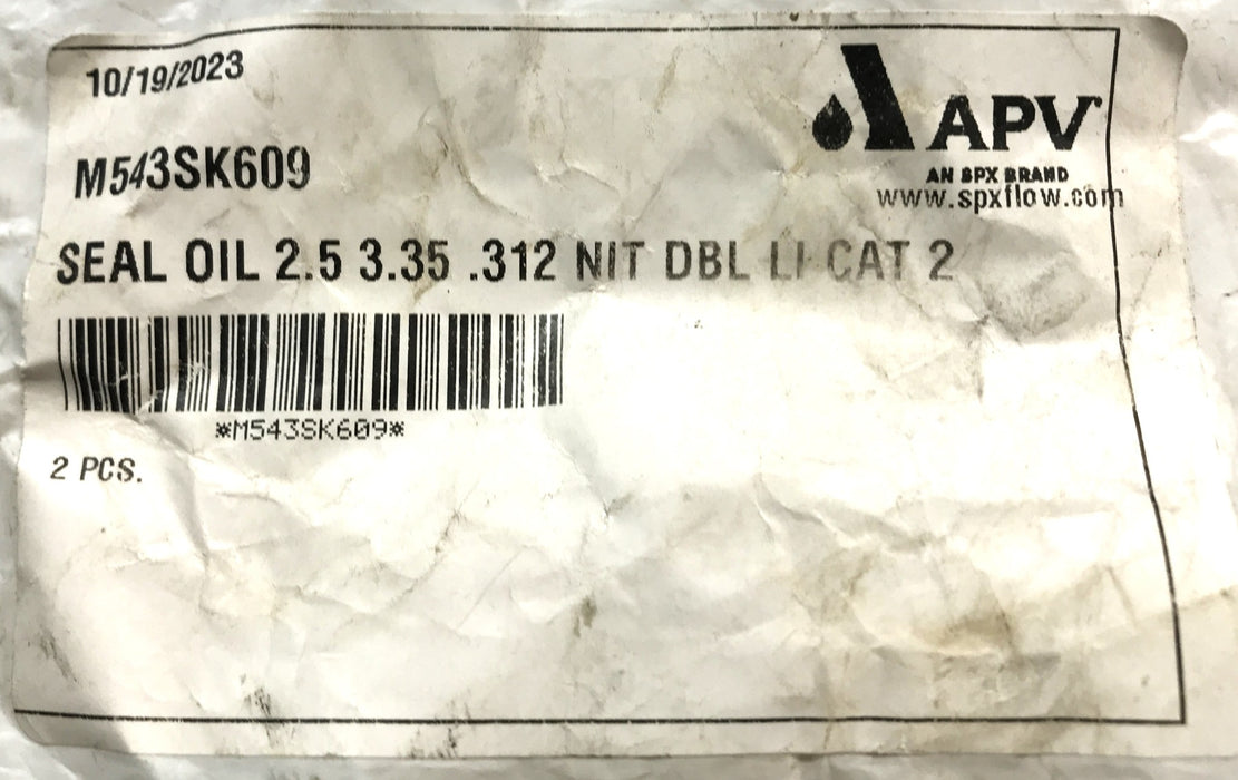APV Front Oil Seal R Series M543SK609 NOS