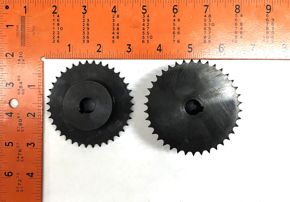 Unbranded 38 Teeth Sprocket 75.5mm OD X 12mm ID X 30mm [Lot of 2] NOS