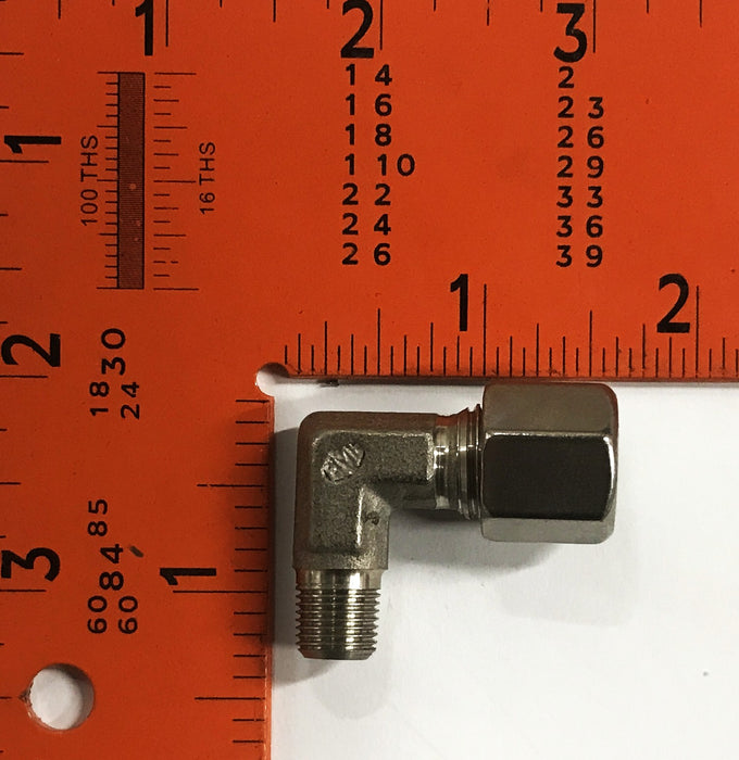 EMB Stainless Steel Compression Elbow Fitting 71-212-L8-35 [Lot of 3] NOS