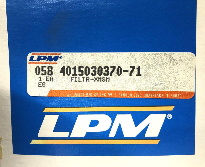 LPM XMSM Filter 4015030370-71 NOS